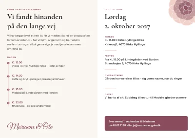 Side 2 af Bryllup med pæoner