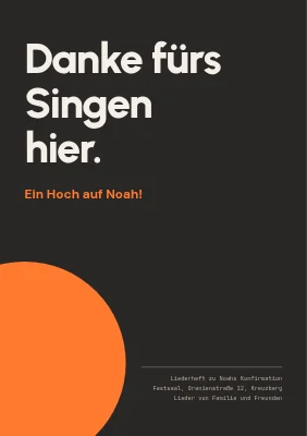 Seite 3 von Konfirmation Liedheft — Liedliste als Menü