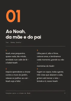 Página 2 de Caderno de canções da crisma — lista de canções como menu