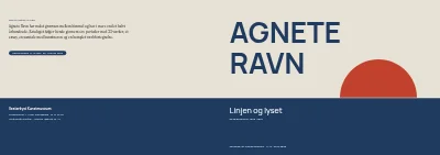 Omslag af Udstillingskatalog for kunstmuseum – 64 sider
