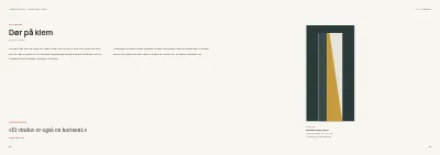 Side 38–39 af Udstillingskatalog for kunstmuseum – 64 sider