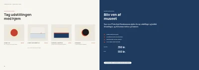 Side 60–61 af Udstillingskatalog for kunstmuseum – 64 sider