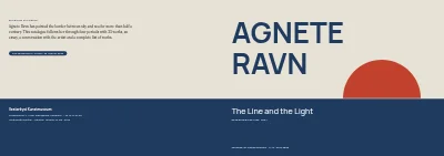 Cover of Exhibition catalogue for an art museum – 64 pages
