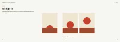 Pages 24–25 of Exhibition catalogue for an art museum – 64 pages