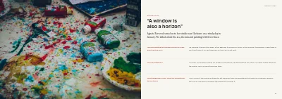 Pages 28–29 of Exhibition catalogue for an art museum – 64 pages