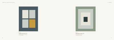 Pages 36–37 of Exhibition catalogue for an art museum – 64 pages