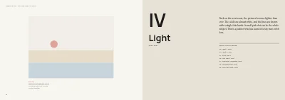 Pages 42–43 of Exhibition catalogue for an art museum – 64 pages