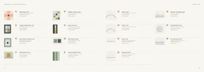 Pages 54–55 of Exhibition catalogue for an art museum – 64 pages