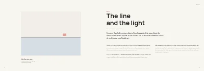 Pages 4–5 of Exhibition catalogue for an art museum – 64 pages