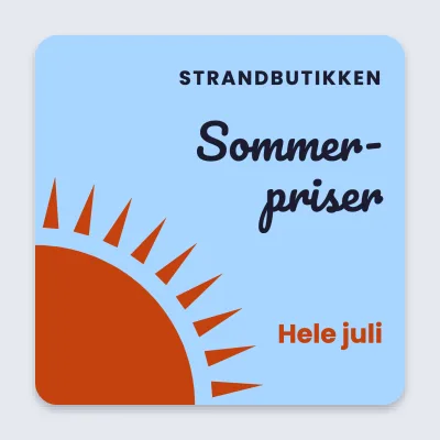 Sommerpriser med sol i hjørnet