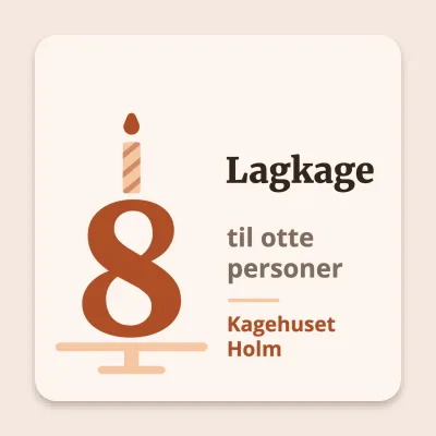Lagkage til otte