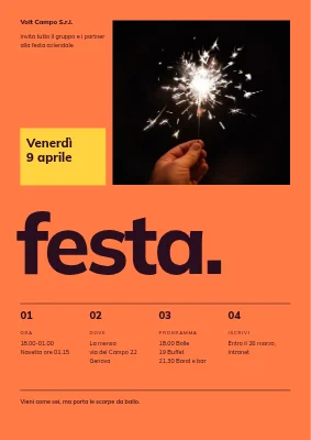 Festa del personale — griglia svizzera