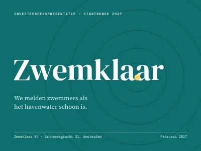 Investeerderspitch — start-up