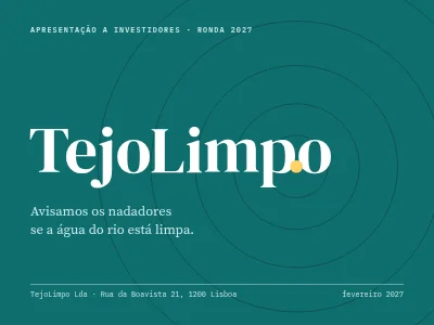 Apresentação para investidores — startup