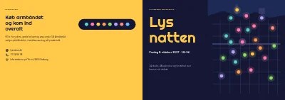 Omslag af Program for kulturnat i byen – 32 sider