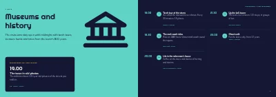 Pages 6–7 of Programme for a town culture night – 32 pages