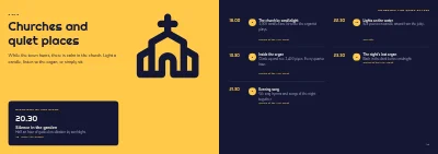 Pages 10–11 of Programme for a town culture night – 32 pages
