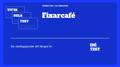 Sida 1 av Reparationscafé