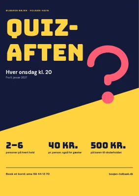 Quizaften på havnebaren i Holbæk