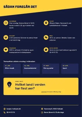 Side 2 af Quizaften på havnebaren i Holbæk