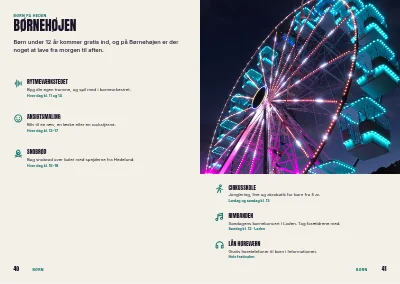 Side 40–41 af Festivalprogram for musik- og kulturfestival – 64 sider