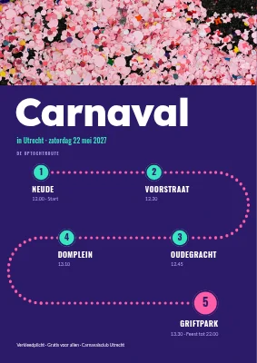 Carnaval — de optochtroute