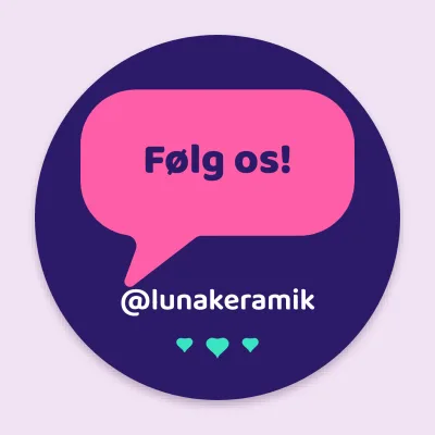 Følg os, taleboble