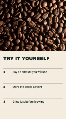 Page 2 of Coffee with care · Large index