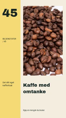 Kaffe med omtanke · Stor indeks