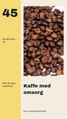 Kaffe med omsorg · Stort register