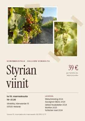 Viininmaistajaiset — Steiermarkin viinit