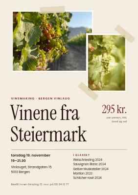 Vinsmaking — vinene fra Steiermark