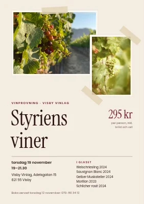 Vinprovning — Steiermarks viner