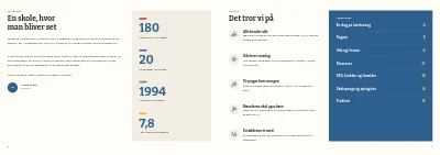 Side 2–3 af Præsentation af friskole – 16 sider