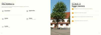 Side 12–13 af Præsentation af friskole – 16 sider