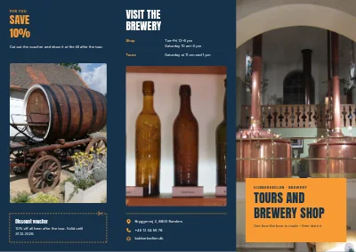 Brewery tours and shop