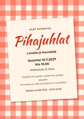 Puutarhajuhla Skagenissa — kutsu