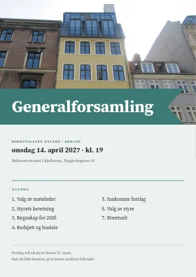 Generalforsamling i borettslaget