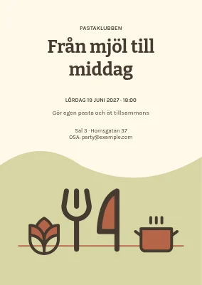 Från mjöl till middag