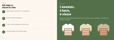 Side 20–21 af Sæsonkollektion for børnetøjsmærke – 24 sider