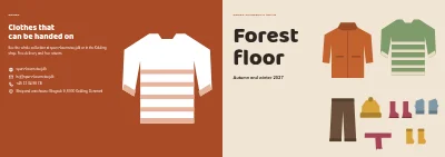 Cover of Seasonal collection for a children's clothing brand – 24 pages