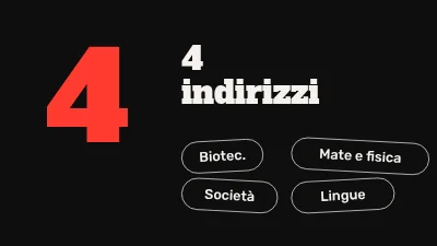Pagina 4 di Indirizzi di studio delle scuole superiori — serata informativa
