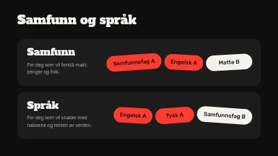 Side 6 av Videregående utdanningsprogrammer — informasjonskveld
