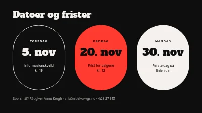 Side 8 av Videregående utdanningsprogrammer — informasjonskveld