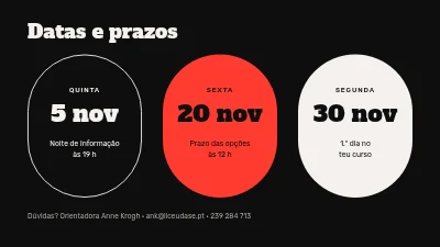 Página 8 de Cursos do ensino secundário — noite de informação