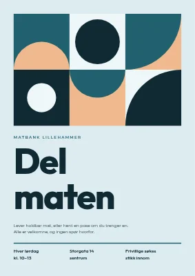 Matbanken — Bauhaus-plakat
