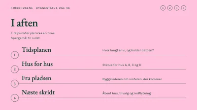 Side 2 af Byggeprojekt — status til boligkøbere