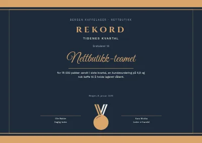 Diplom — salgsrekord