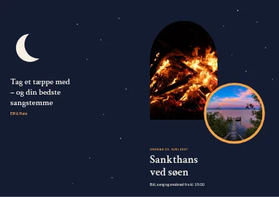 Sankthans ved søen