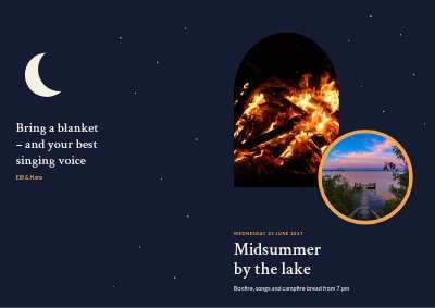 Midsummer by the lake